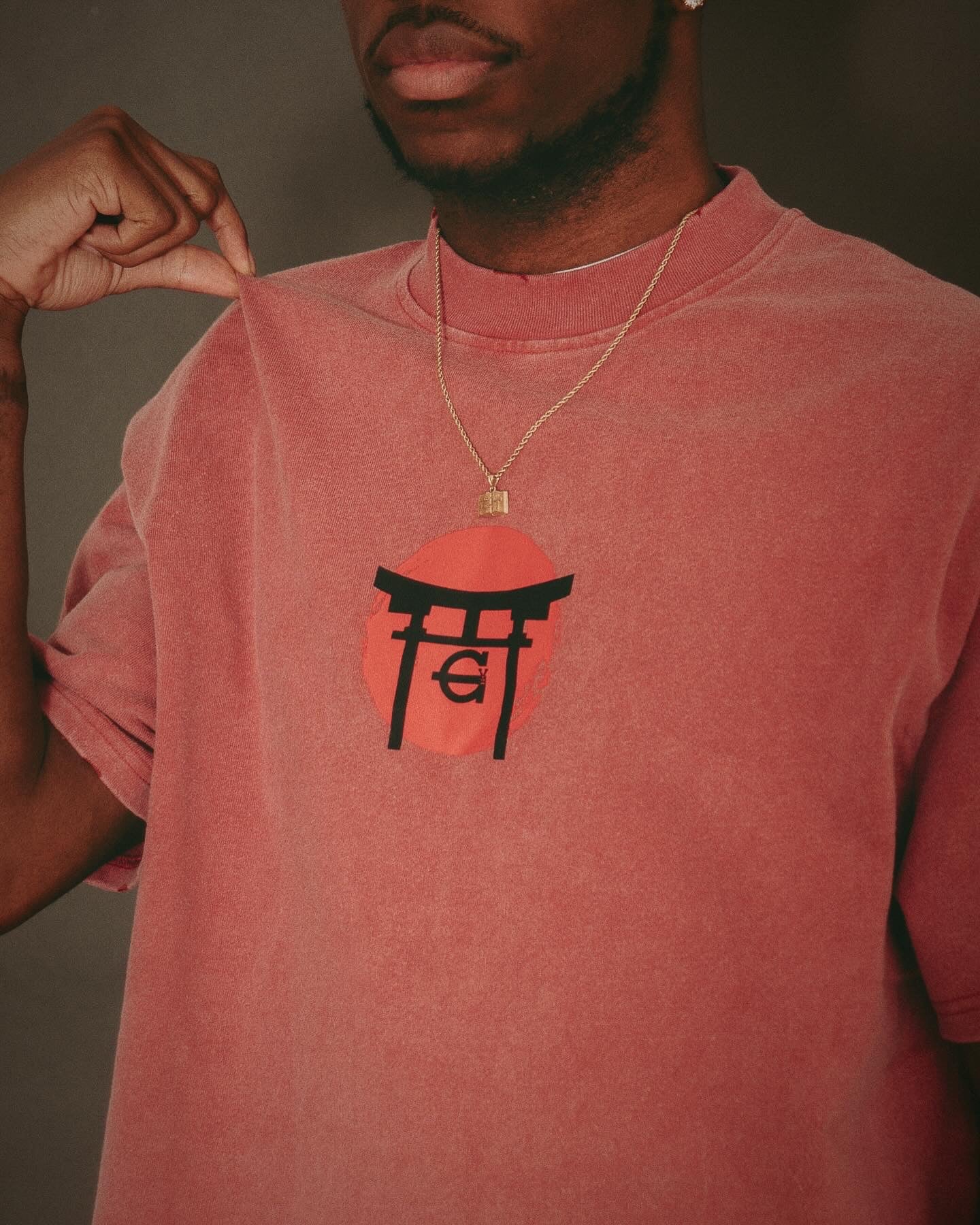 Tokyo Tee - Wash Burgundy