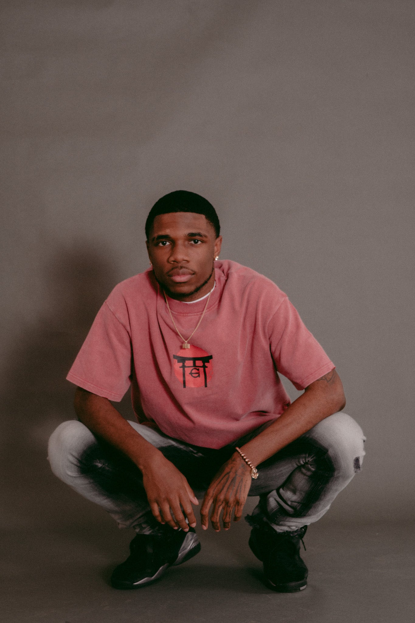 Tokyo Tee - Wash Burgundy