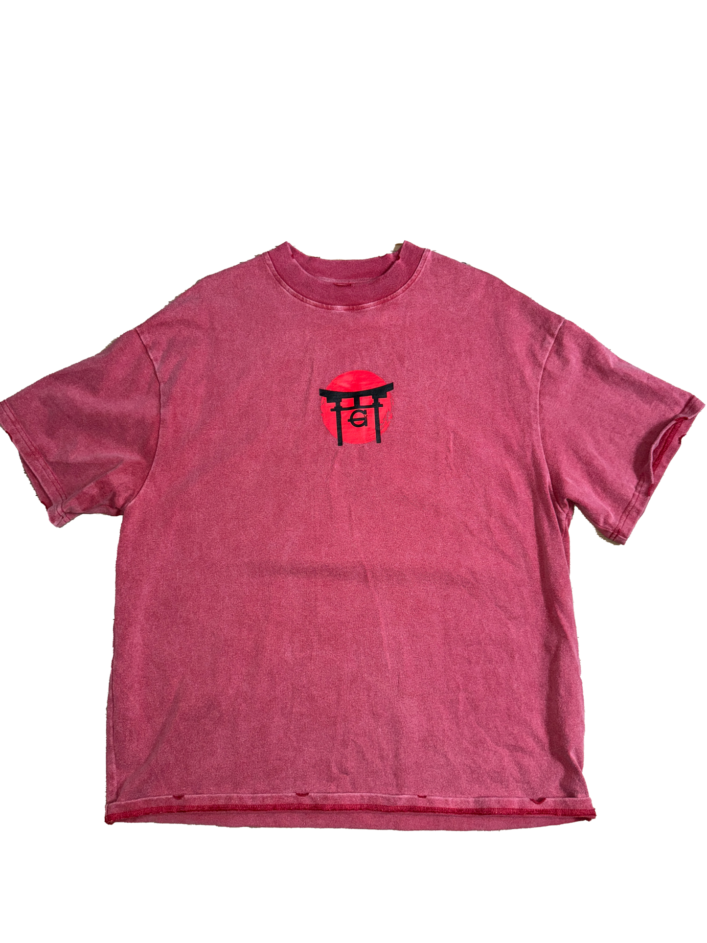 Tokyo Tee - Wash Burgundy